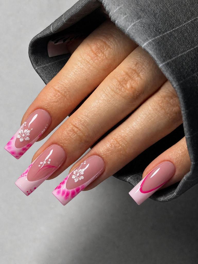 Pegatinas Desmontables para Uñas Estilo Europeo y Americano - Uñas Postizas Simples y Llevables