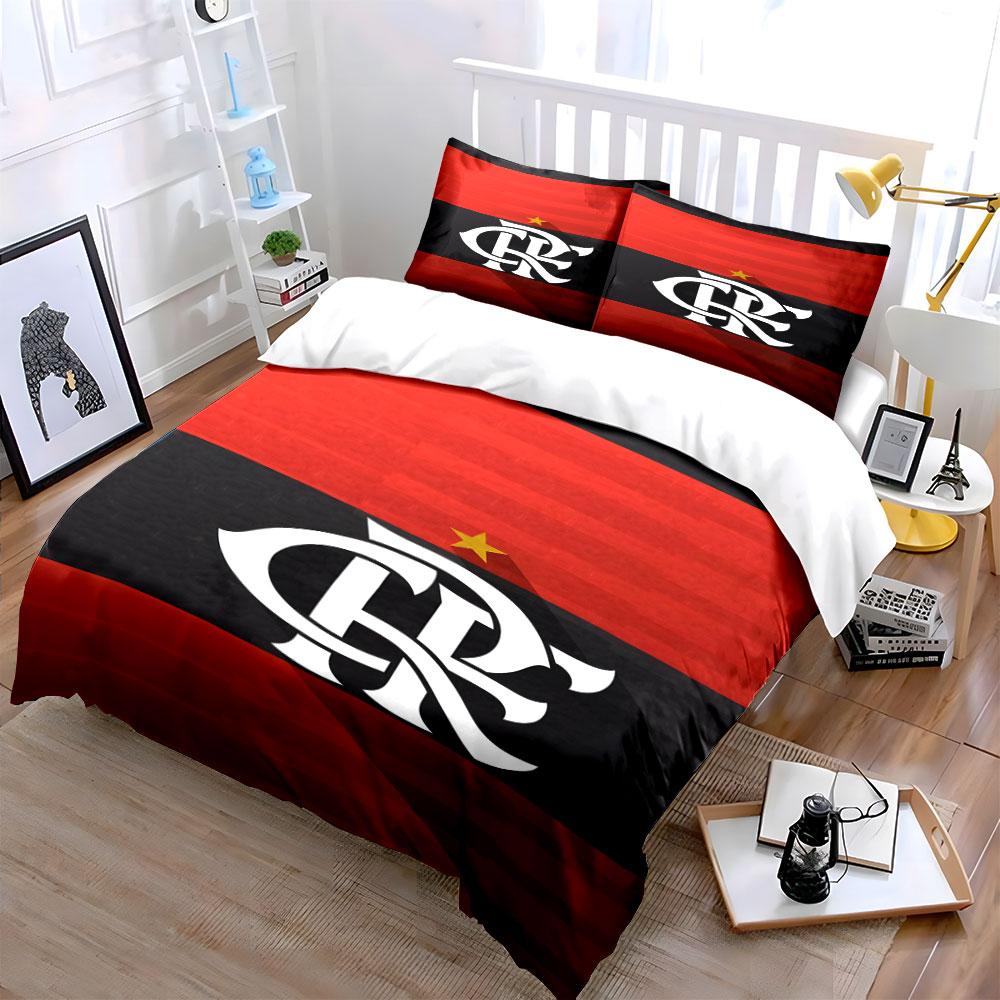 Club Logo and Star. Bedding Sets Duvet Cover Sets Duvet Covers Pillowcases(1*Duvet Cover 2*Pillowcases Without Duvet Insert)