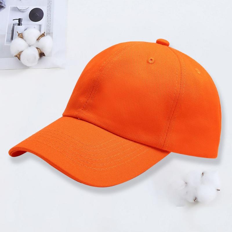 Soft top baseball hat Versatile sunscreen women's and men's caps Small batch printing embroidery