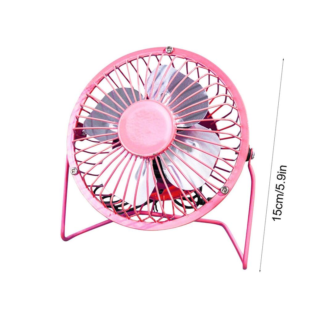 4inch Portable C Ooling Desk  Cooler USB Rechargeable Office Metal Fan