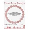 8mm Amethyst & Agate Elastic Beaded Bracelet - Natural Stone Jewelry