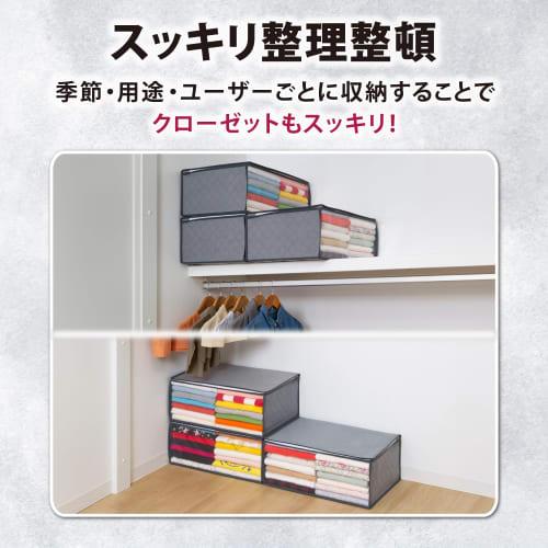 Astro Deodorizing Clothing Storage Case, 3-Pack, Dual Power of Activated Carbon and Diatomaceous Earth, Deodorizing Storage, Breathable Nonwoven Fabri