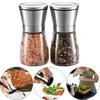 Manual Salt and Pepper Grinder, Glass, 190 Ml, Display