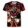 Mazinger Z 3D-Druck T-Shirts Anime Roboter Streetwear Herren Damen Mode Übergroßes Kurzarm-T-Shirt Kinder-T-Shirts Oberteile Mann Kleidung