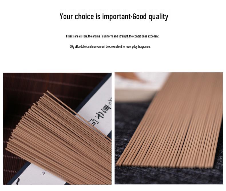 Goose Pear Chen Xiang Incense Sticks for Indoor Use with Sandalwood and Dragon's Saliva Fragrance.