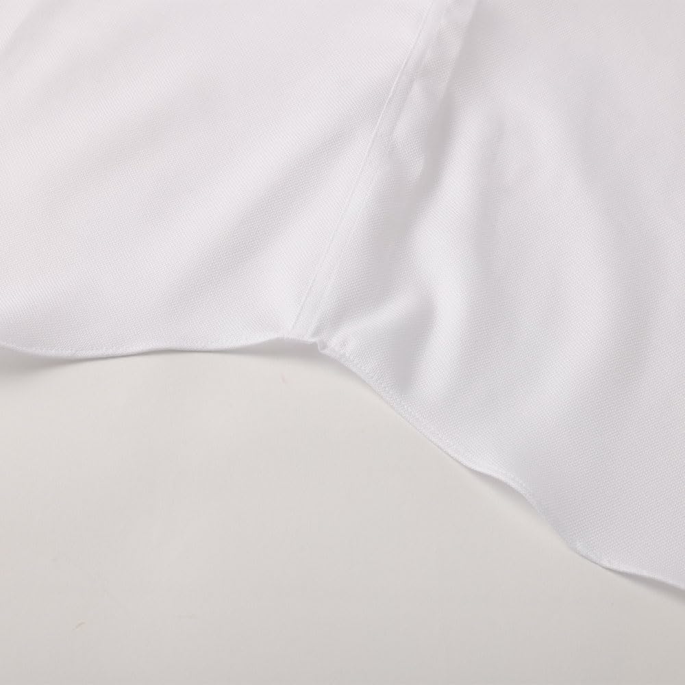 HITOYOSHI Easy Care Shirt Long Sleeve 10 Sizes Royal Hitoyoshi Dress Shirt Cotton LB-B1 [Button Down/White Oxford/39-84] Men's 100%