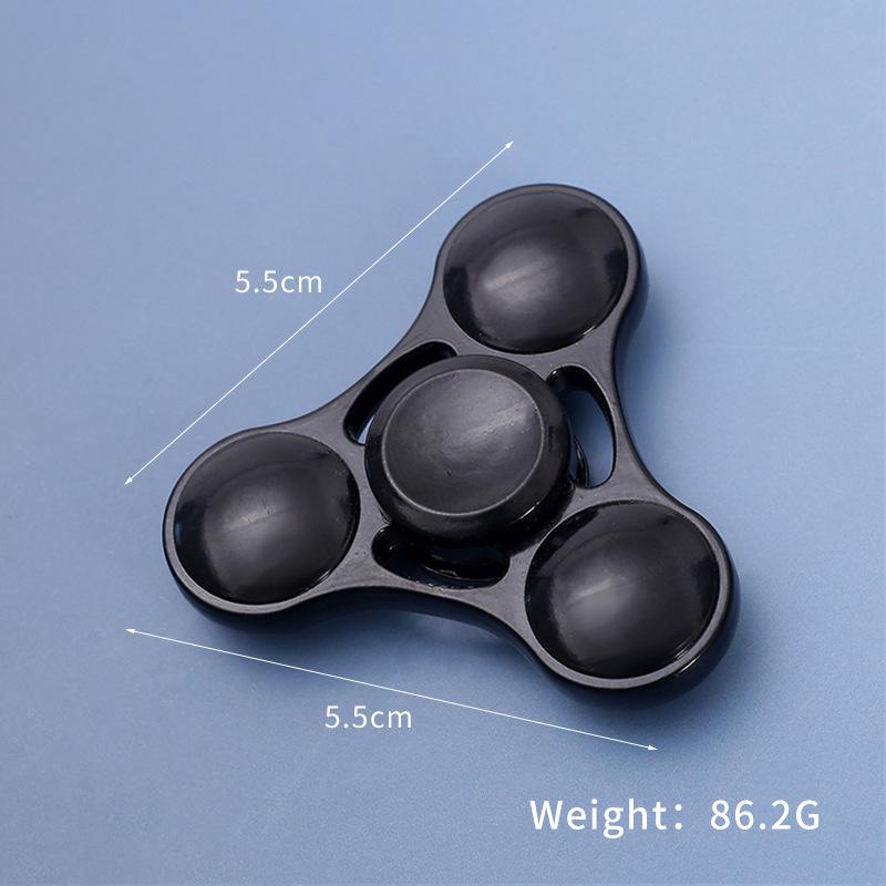 Second generation zinc alloy UFO colorful gyro fingertip gyro clover finger gyro EDC