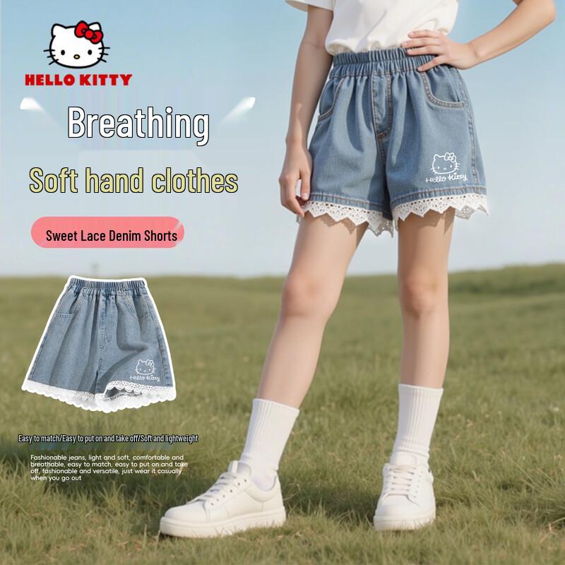 Hello Kitty Girls  Denim Shorts 120
