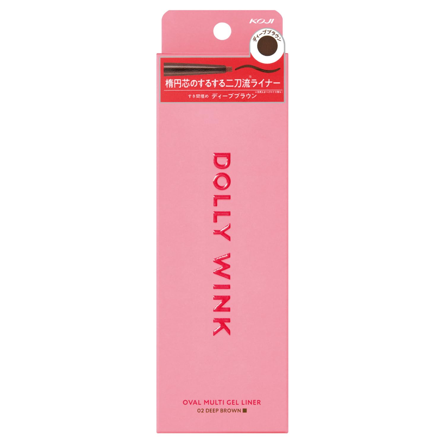 

Dolly Wink Oval Multi Gel Liner 02 Deep Brown