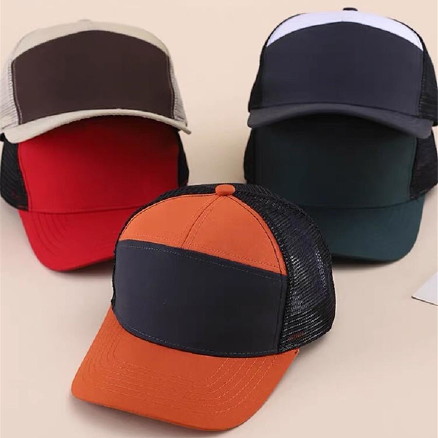 Unisex Baseball Cap For Men Women Mesh Curved Brim Trucker Hat Unisex Outdoor Leisure Sport Sun Hats Gorras