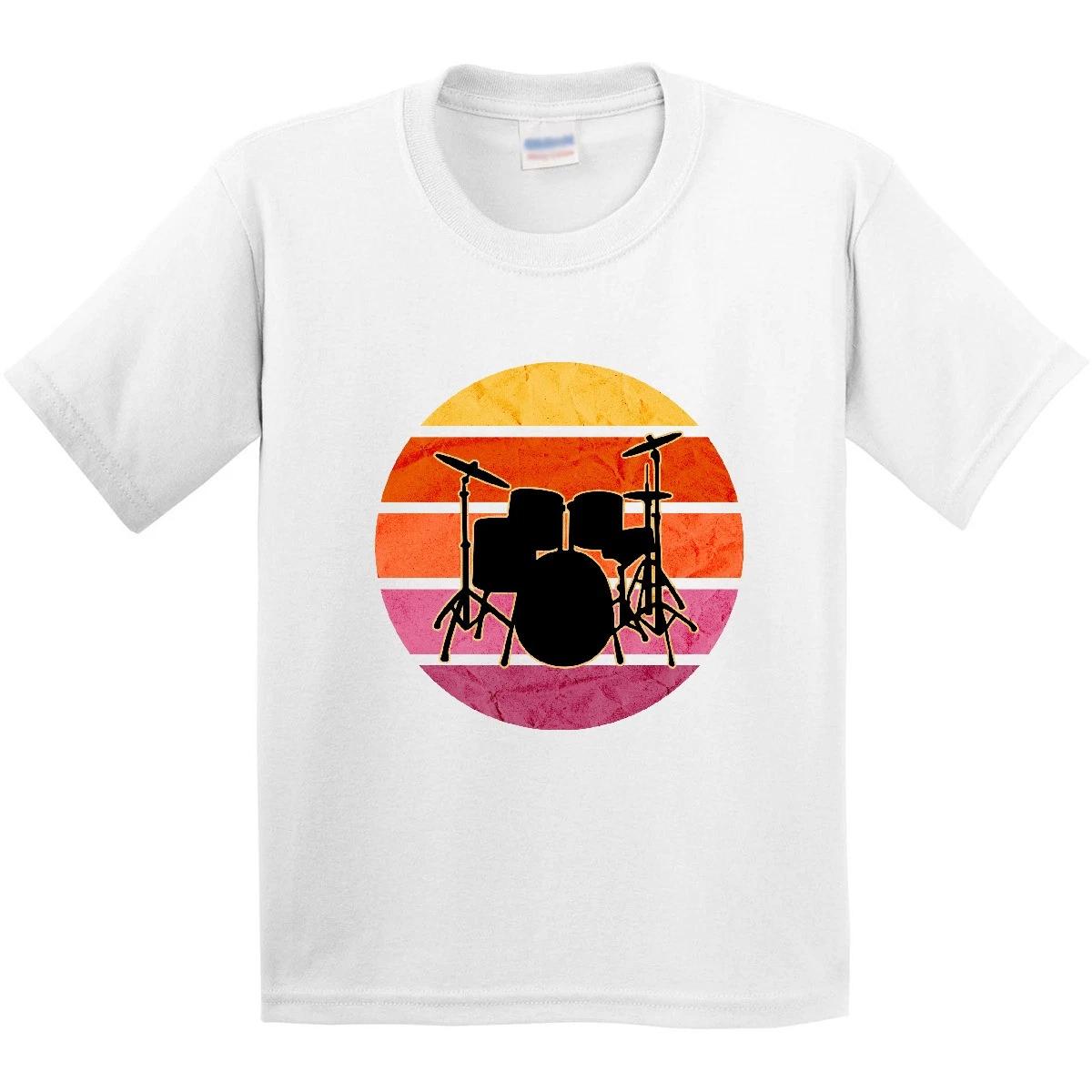 

Inktastic Drummer Musician Retro Vintage Youth T-Shirt Drums Instrut Apparel 100