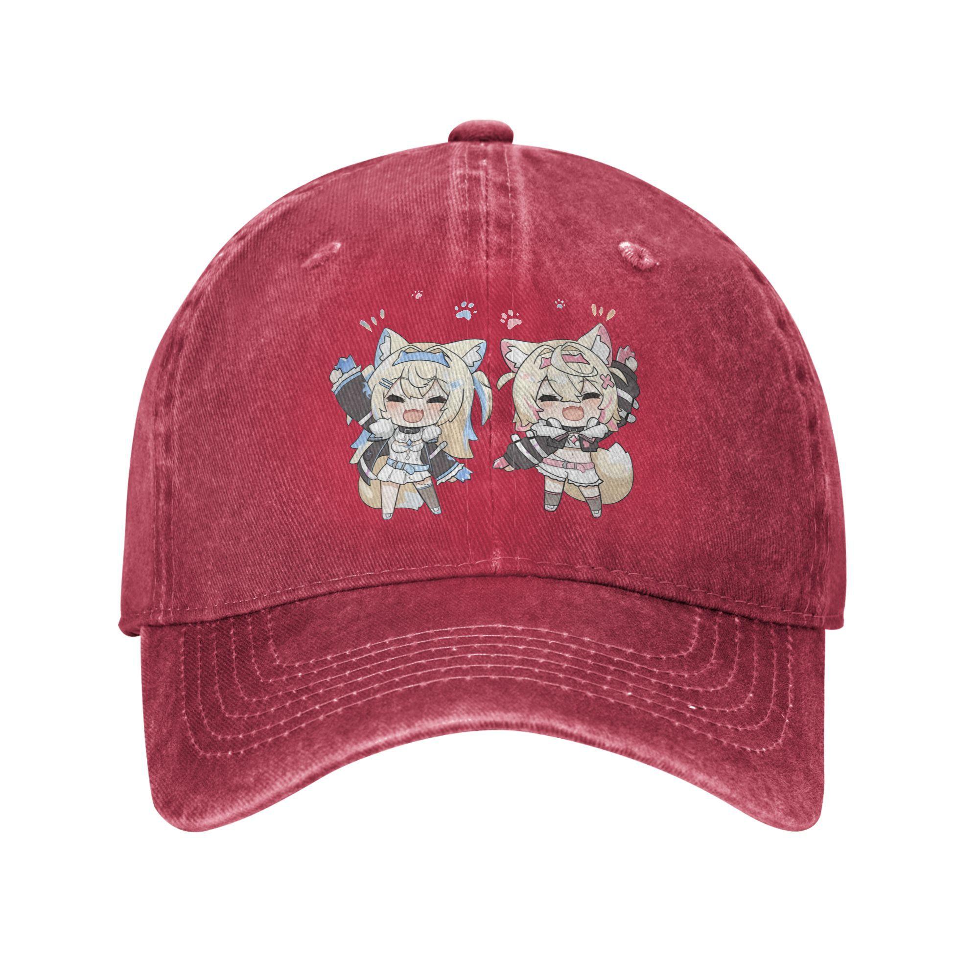 Baseball Cap FuwaMoco HoloAdvent Spring Streetwear Trucker Hat Women Unisex Print Tennis Skate Wholesale Baseball Caps One Size