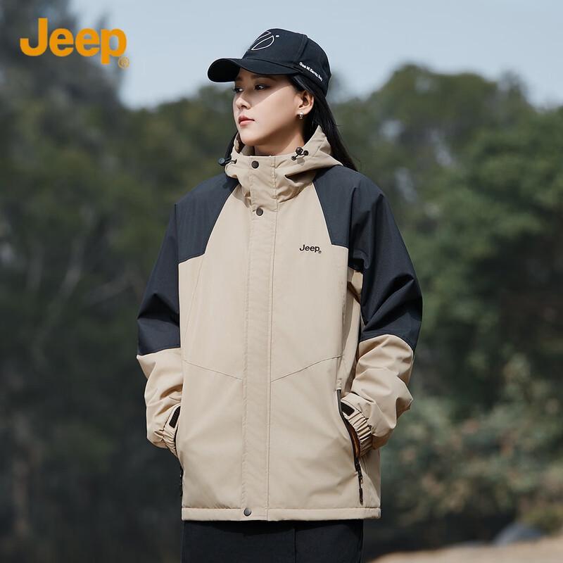 JEEP Men's Fall/Winter Hooded Padded Sporty Jacket