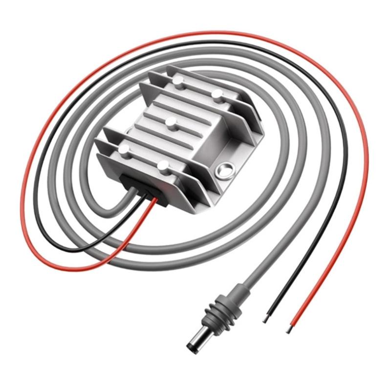 12V/24V to 30V 3.5A Converter with Power Cable Step Up Module 9V to 28V Input Step Up Power Adapter Cord Enduring