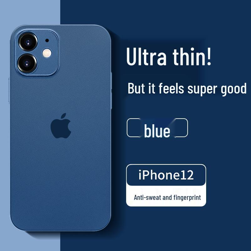 Ultra-Thin Matte Silicone Protective Case for iPhone 12/13 Pro Max with Full Lens Coverage