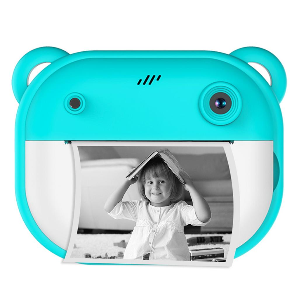 Kids Instant Print Camera Kids Camera 1080P Digital Camera with Dual Lens 2 Inch Screen Built In Battery Picture Frames