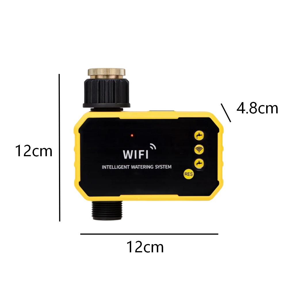 Smart Plant Watering System with Solar Panel WiFi Connectivity and Rain Detection for Scheduled Garden Irrigation
