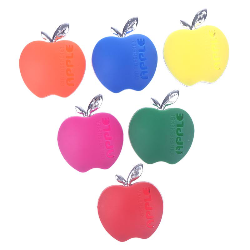 1Pcs An Apple-Shaped Car Air Freshener With Floral Fragrance - Featuring A Decorative Ventilation Clip Design