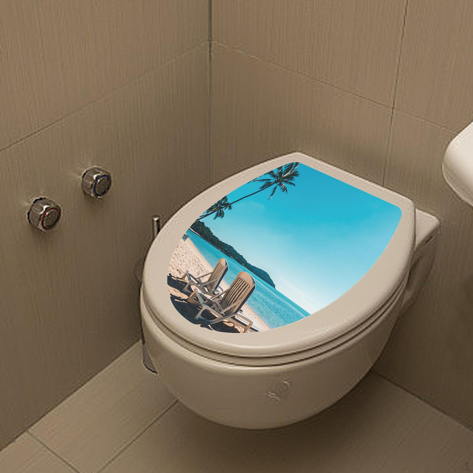 

Наклейки на крышку унитаза, аксессуары для крышки Style B