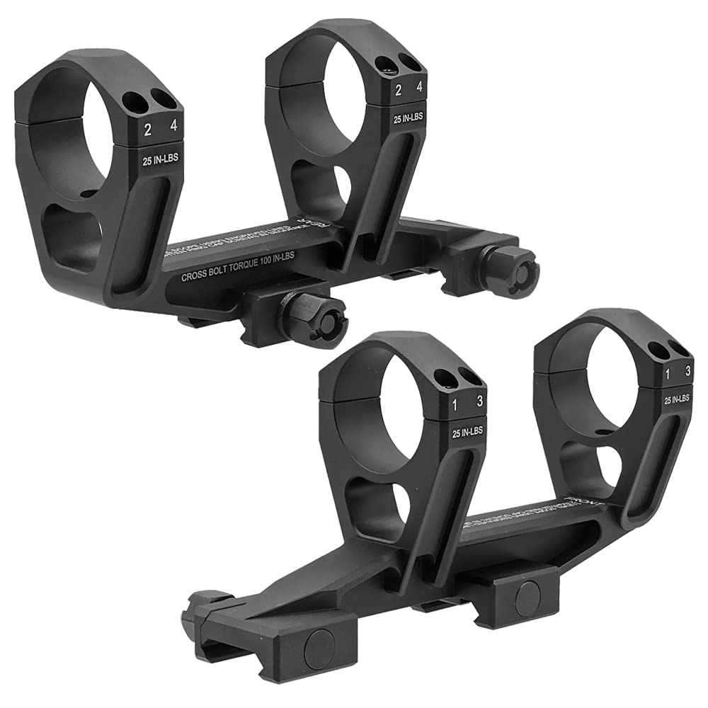 Evolution Gear NIGHTFORCE Ultra Mount 1.93" High Scope Mount Replica, 30mm Diameter, Hard Anodized 6068 Aluminum, Black