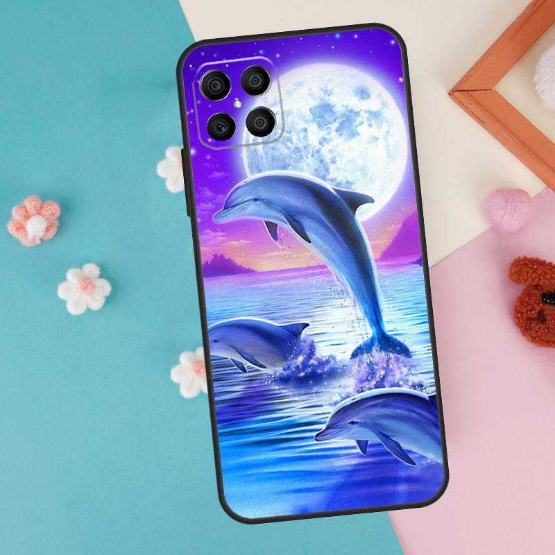 Ocean Dolphin Case For Honor Magic 7 5 6 Lite Pro Honor X8b X9b X9a X8a X8 X9 X9c 50 70 90 200 Lite Cover