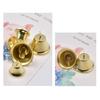 10pcs Mini Trumpet Jingle Bells Ornaments Small Size for DIY Handmade Crafts Pet Hanging Decor Suitable for Party Wedding Christmas Occasions