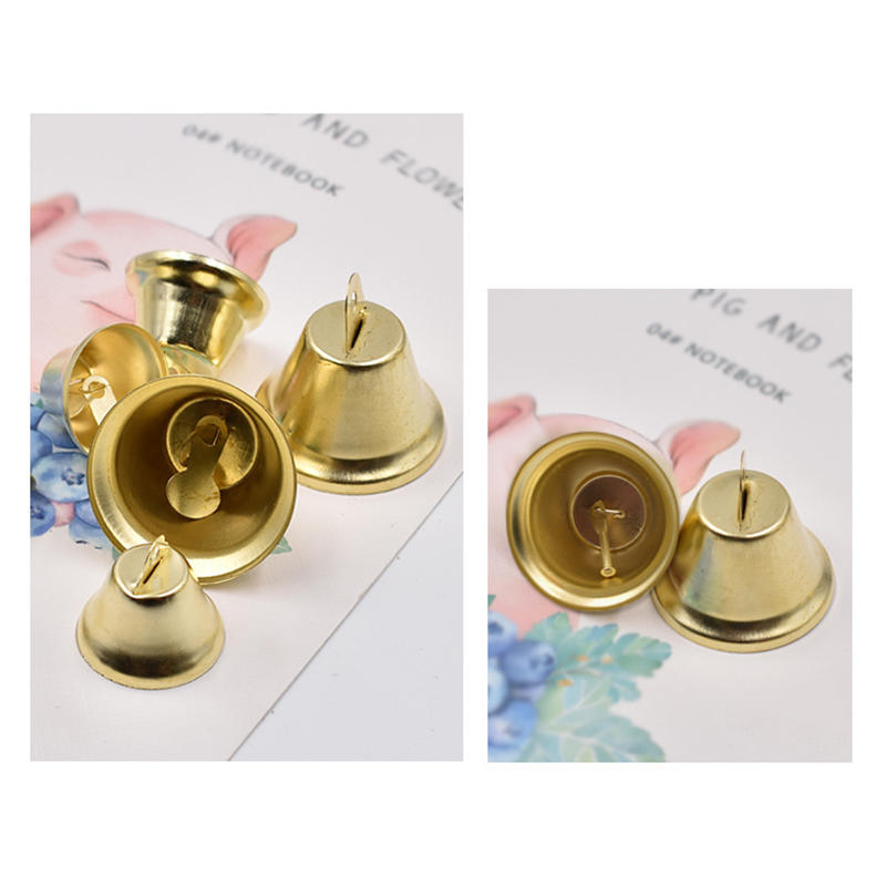 10pcs Mini Trumpet Jingle Bells Ornaments Small Size for DIY Handmade Crafts Pet Hanging Decor Suitable for Party Wedding Christmas Occasions