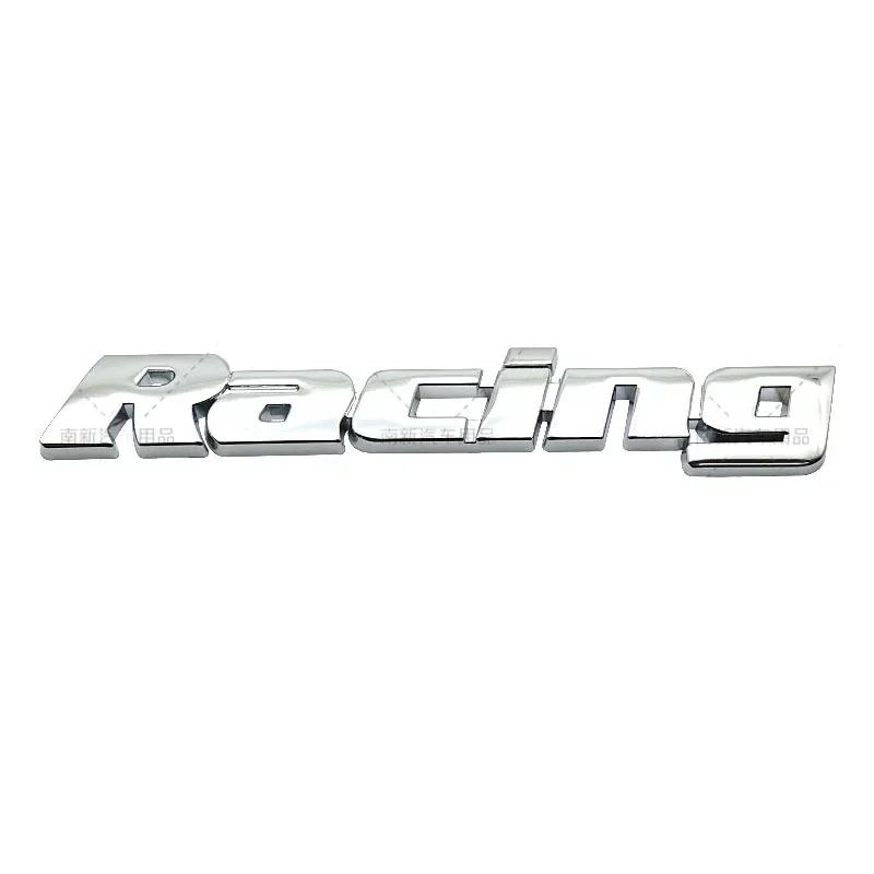 1pc Metal Car Body Trunk Emblem Sticker Styling for RACING Mustang Taurus Explorer Fiesta Focus Mondeo F150 Kuga Raptor