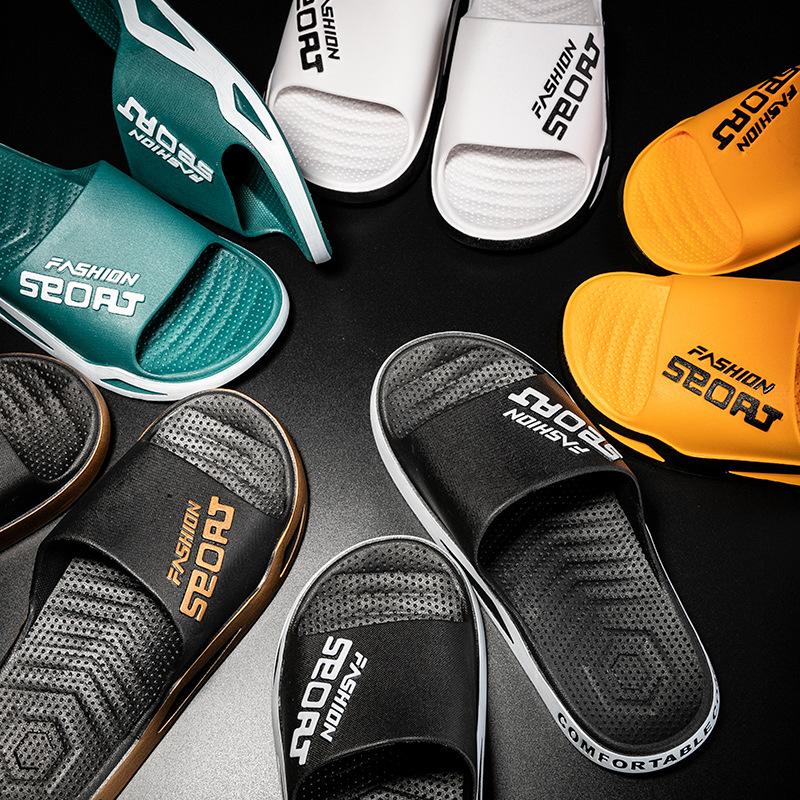 Large size new cool slippers men's summer soft non-slip home indoor leisure bathroom bath sandals