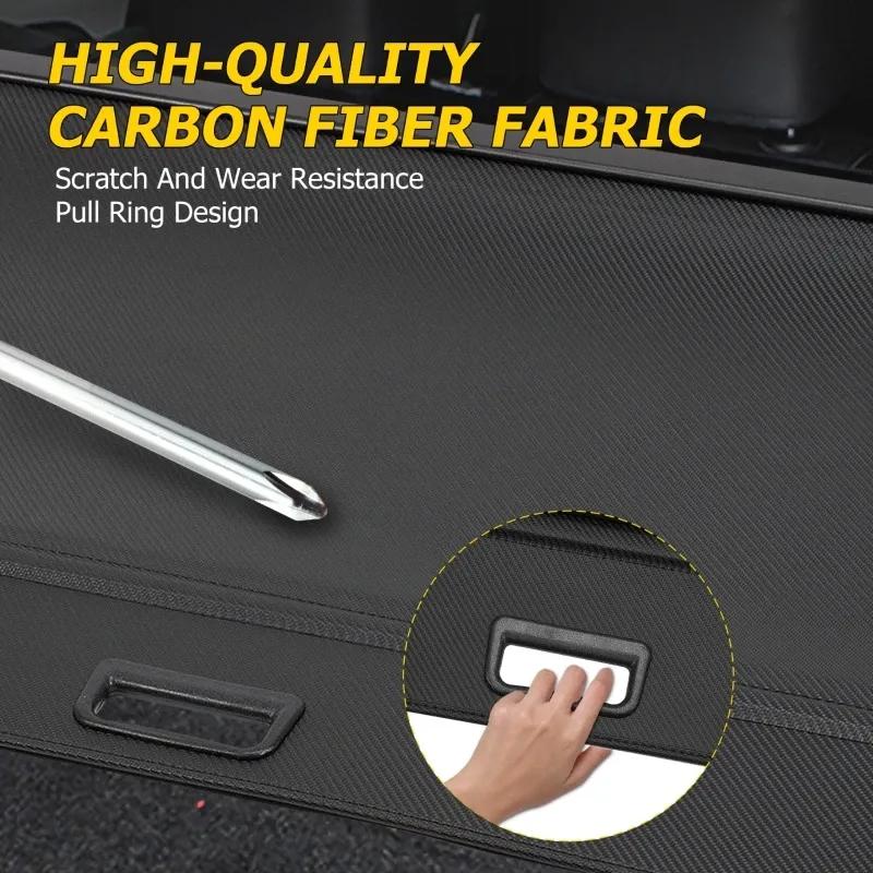 Retractable Cargo Cover Rear Trunk Security Shield Shade Luggage Curtain for Toyota Corolla Cross 2022-2024