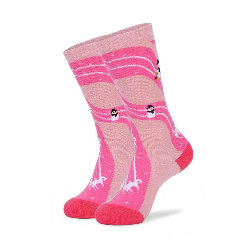 

Unisex Quick-Dry Wool Ski Socks for Children and Adults - Warm, Long, and Ideal for Outdoor Sports XS Kids [25-29]