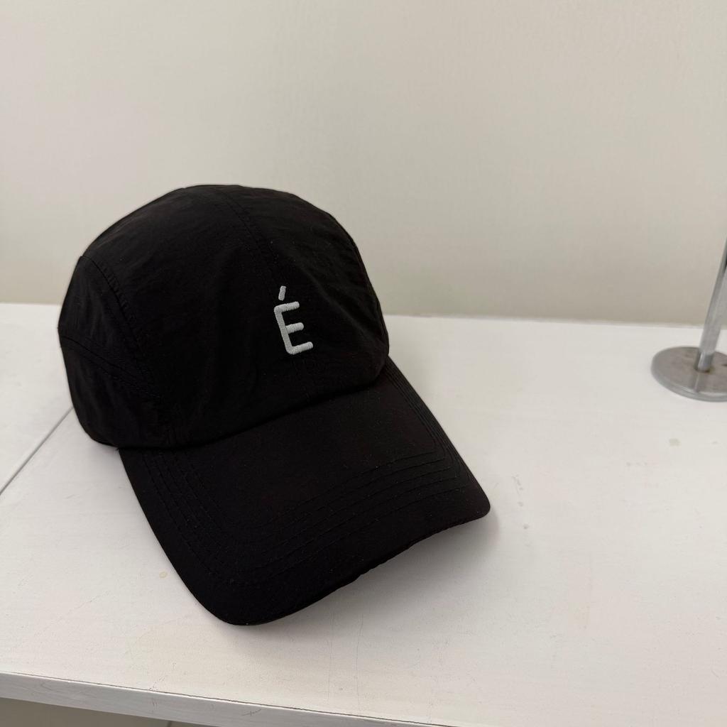 E Letter Embroidery Thin Drawstring Quick-drying Baseball Cap Men's and Women's Spring and Summer Outdoor Sports Sunshade Cap