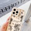 Line flower Pattern Soft TPU Phone Case for iPhone 17 Air 16 15 14 Pro Max Plus 13 12 Mini 8 7 X Xs Back Cover