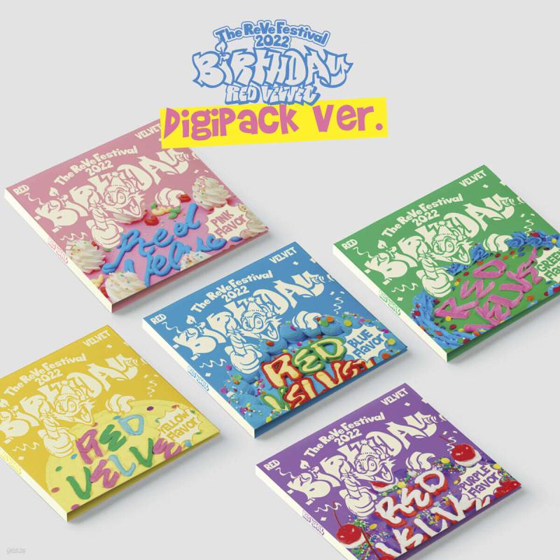 

Red Velvet - Mini Album: The ReVe Festival 2022 - Birthday [Digipack Ver.] [Randomly Sent Out of 5 Covers]