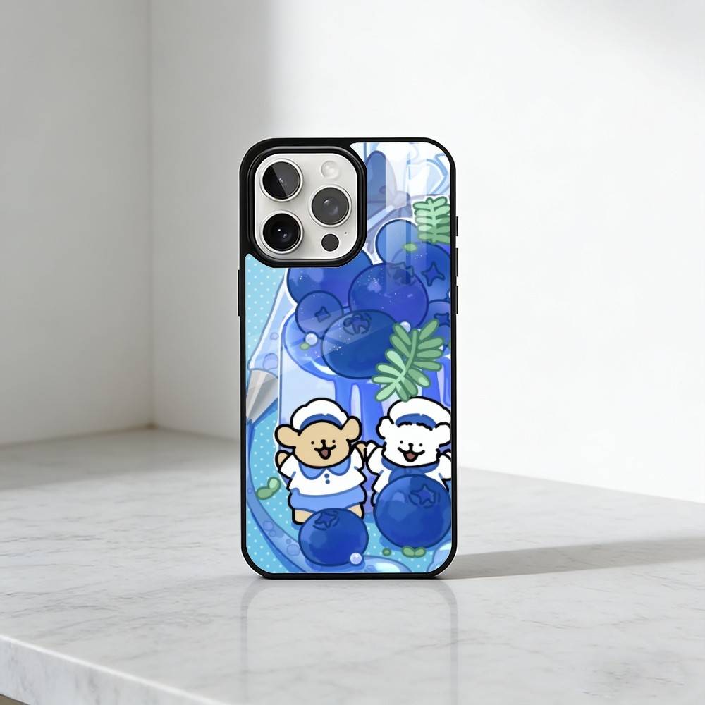 Cute M-MalteseS Line Dog For Couple Phone Case For iPhone17,16,15,14,13 Plus,Pro Max Magnetic For Magsafe Wireless Charging