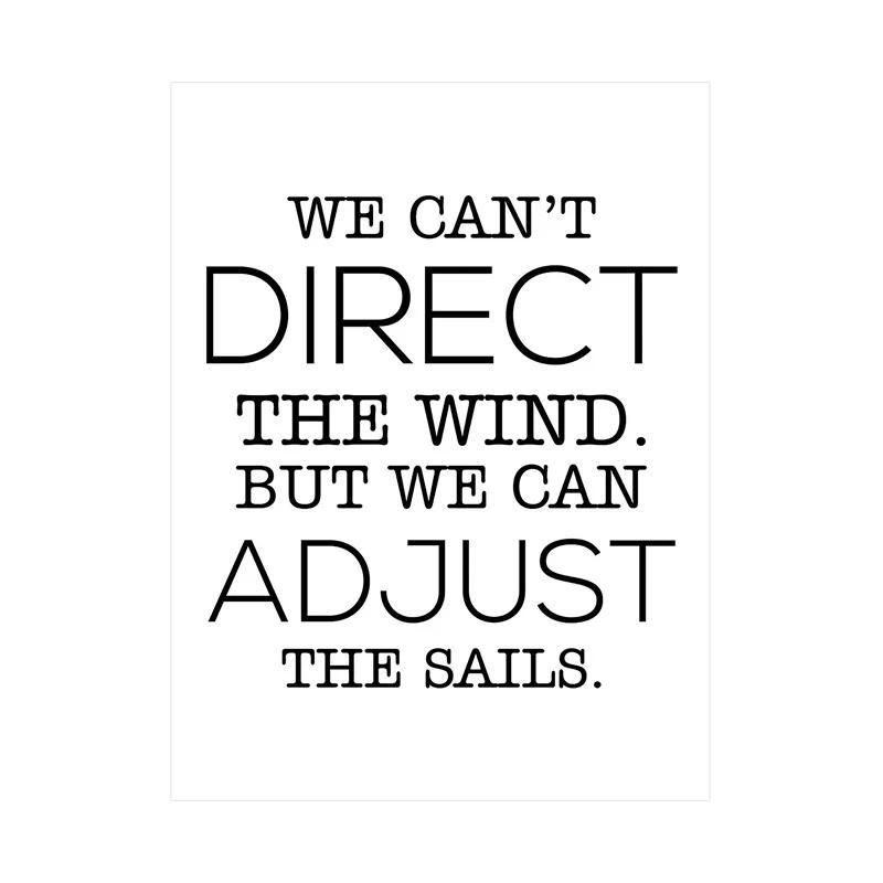 Minimalism English Sentences Inspirational Words Poster Canvas Print Painting Wall Art Picture Living Room Office Decor