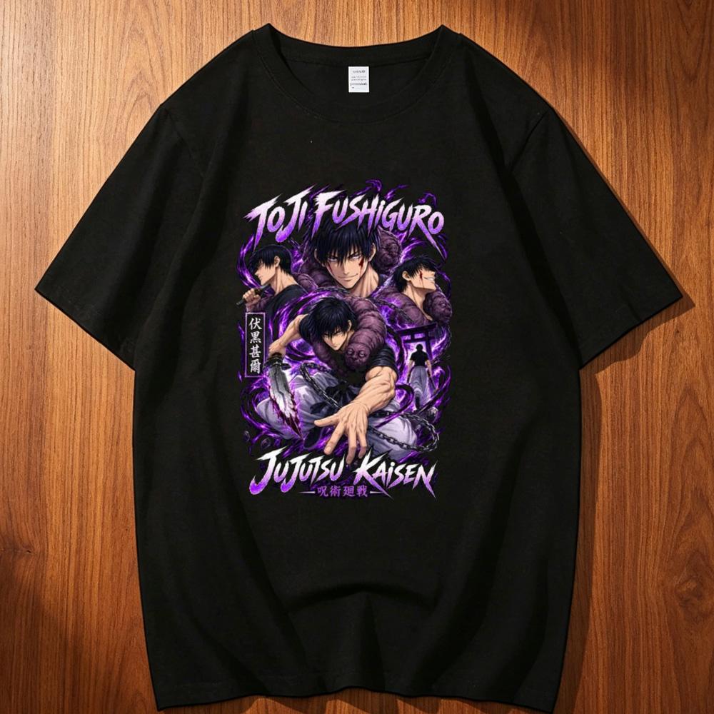 Jujutsu Kaisen Cotton Top Tees Teen Gothic Streetwear Anime Comfortable Tshirt Digital Y2k Grunge Graphic 2000s Aesthetic