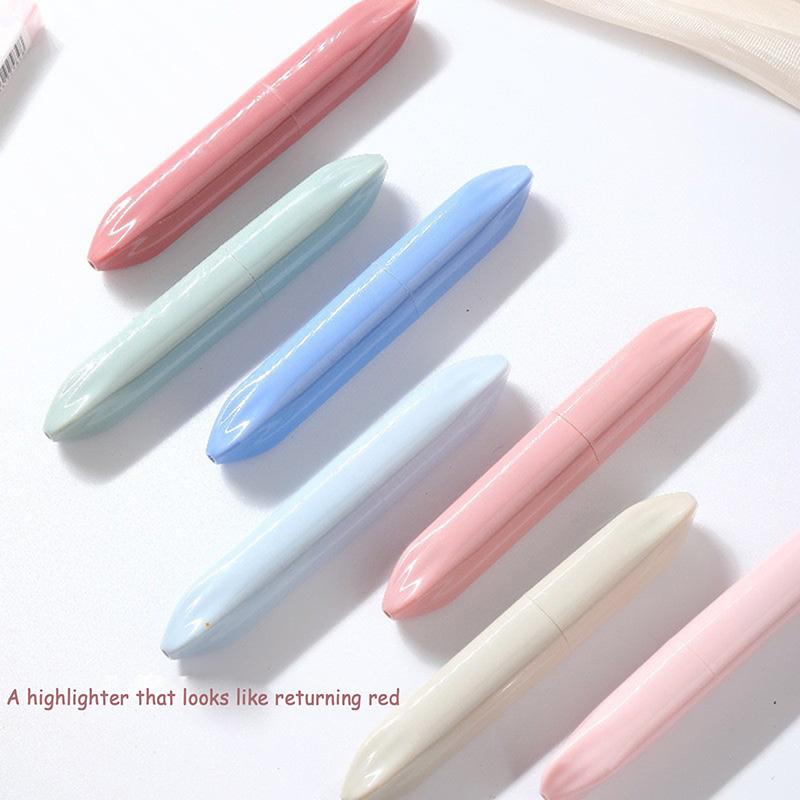 4 Stücke Kreative Niedlichen Monet Farben Textmarker Marker Stifte Büro Schulbedarf Kawaii Zeichnung Hand Konto Graffiti Stifte