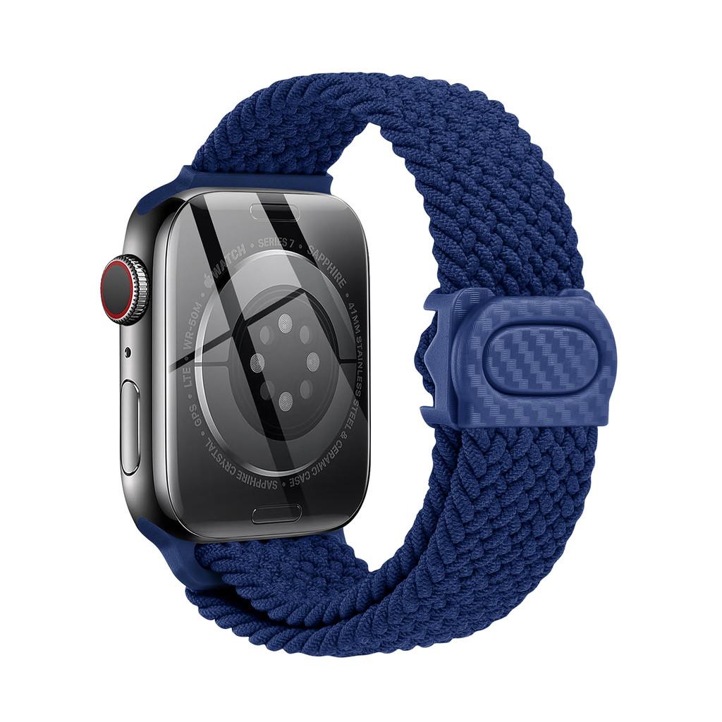 Strap For Apple watch band 44mm 42mm 40mm 45mm 46mm 41mm 49mm Braided Solo Correa Bracelet iWatch 11 10 9 8  7 6 5 4 se Ultra3
