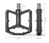 Gewage Aluminum Sealed Bearing Platform Bicycle Pedals Black