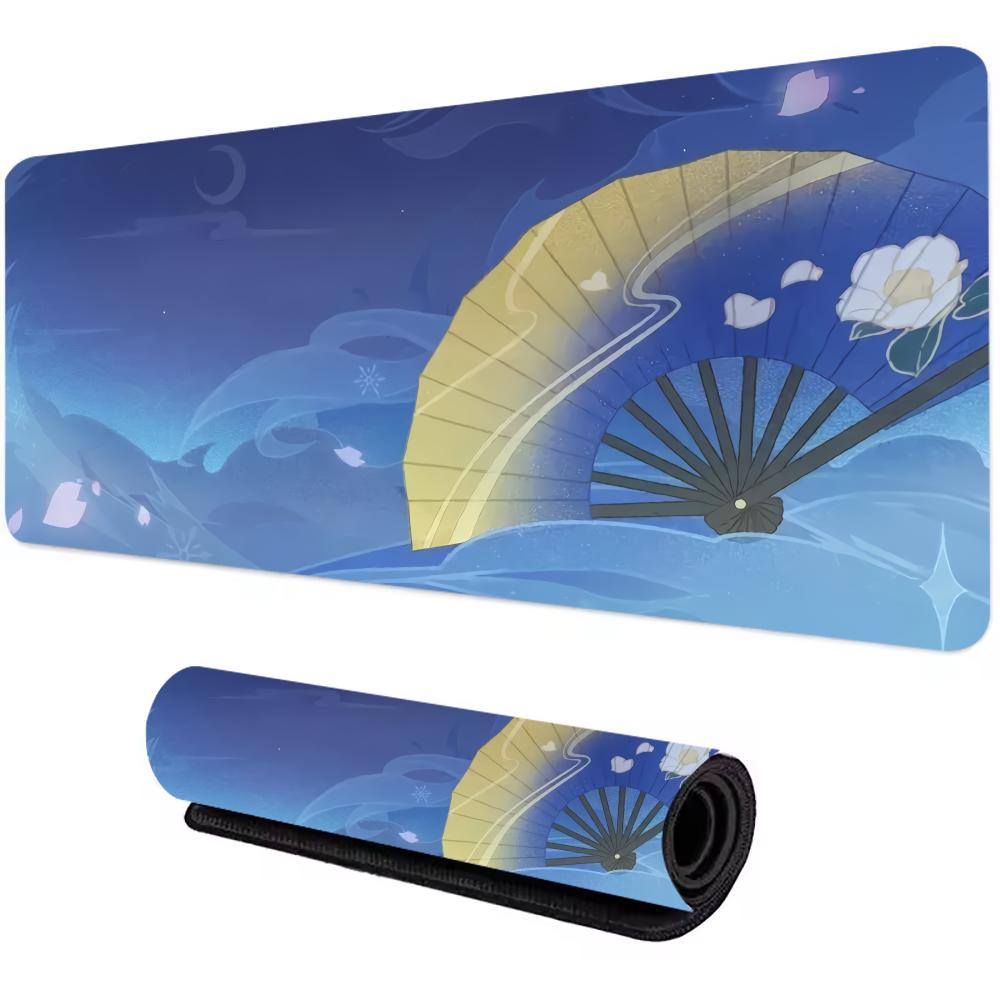 Large Mausepad Genshin Impact Gaming Laptops Gamer Keyboard Pad Pc Accessories Deskmat Mouse Rubber Mat Mousepad