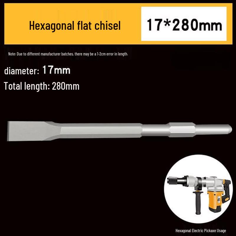 Hex Shank Flat Chisel
