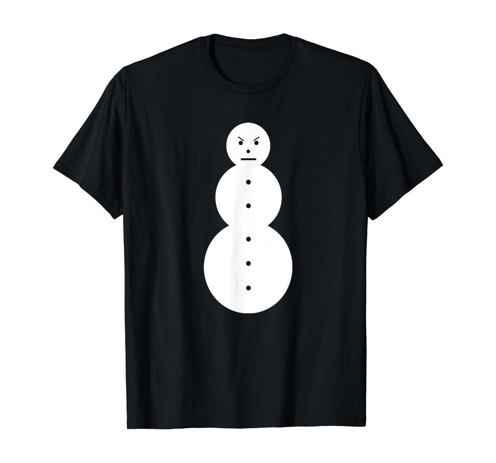 Funny Angry Snowman Shirt - The Jeezy Snowman T-Shirt Unisex T-Shirt M