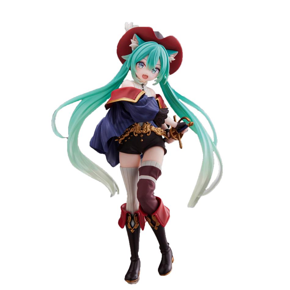 

Hatsune Miku Desktop Adorable Action Figure 18cm Tale Wonderland Puss in Boots Anime Figurine Cute And Charming Girls Model Toy Present