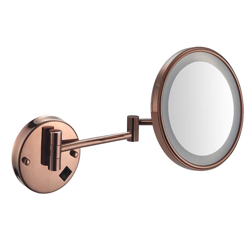 Oeny Folding Rotating Telescopic Bathroom Makeup Mirror