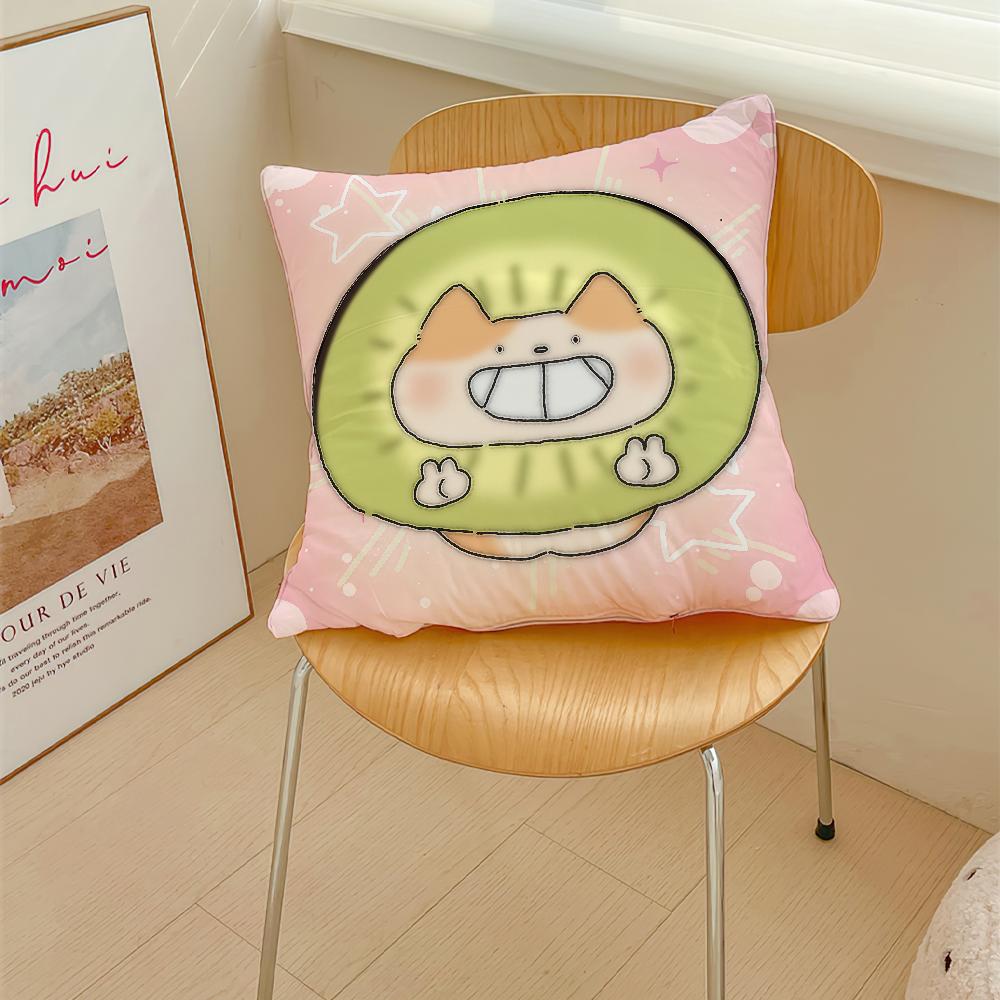 Cartoon Kitten Couple Cute cushion cover Pillow Cover Decoration Room Home Sofa living Office Car Nordic Simplicity
