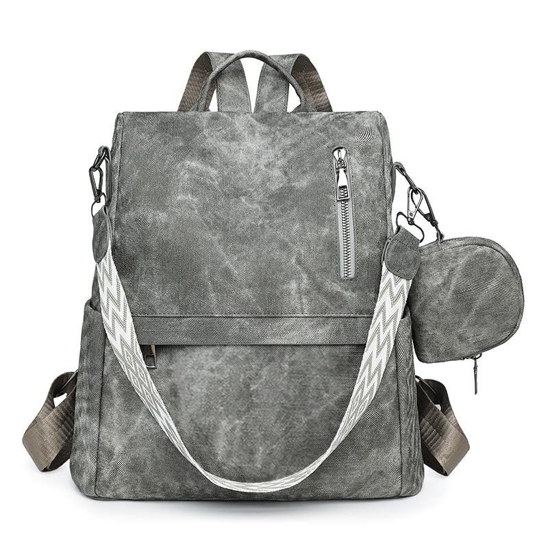 Fashionable Backpack for Women with Popular Prints, A Stylish Backpack for Women, Large Capacity, Lightweight and Versatile Single-shoulder Bag