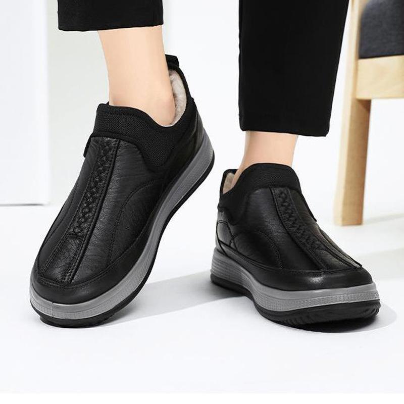 New Winter Old Beijing Cotton Shoes Men's Velvet Casual Wool Warm Shoes Soft-soled Sports Dad Shoes