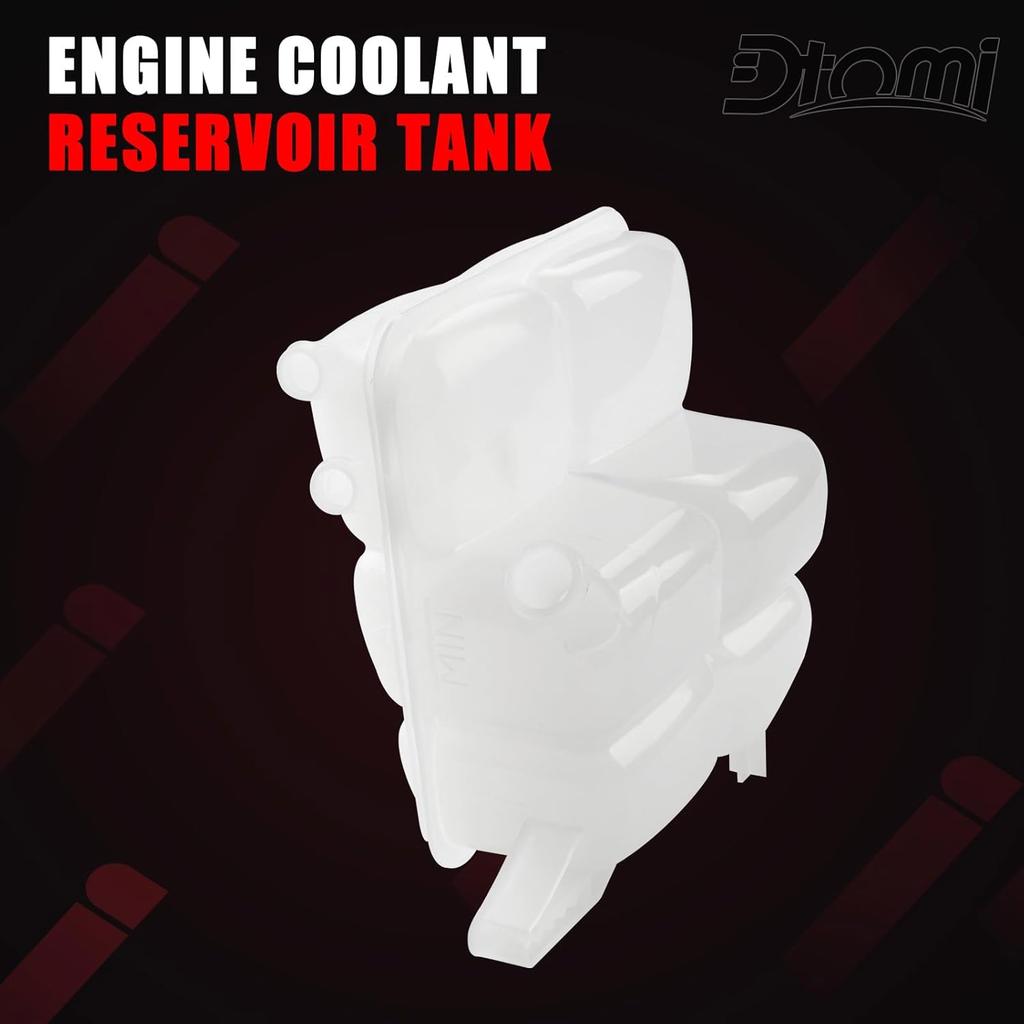 Engine Coolant Reservoir Radiator Tank, Expansion Tank With Cap, Compatible With Ford Vehicle C-Max 2013-2018, Escape 2013-2016, Focus 2012-2018,