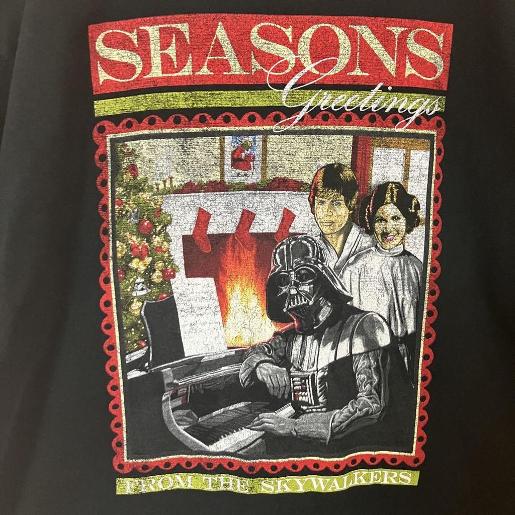 [USED] STAR WARS Vintage Print Big Print Short Sleeve T-Shirt XL